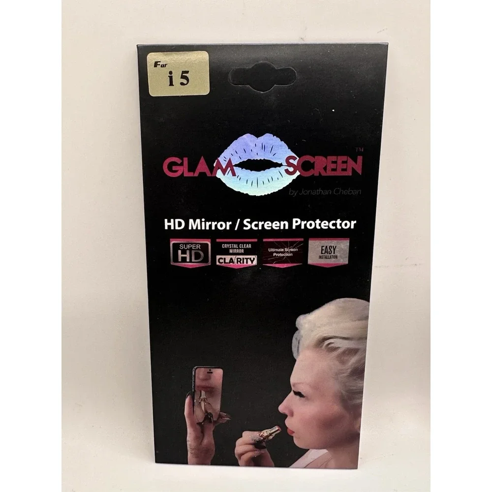 Vintage Glam Screen iPhone‎ 5 HD Mirror Screen Protector by Jonathan Cheban NIB